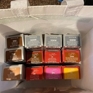 Matrix hair colour